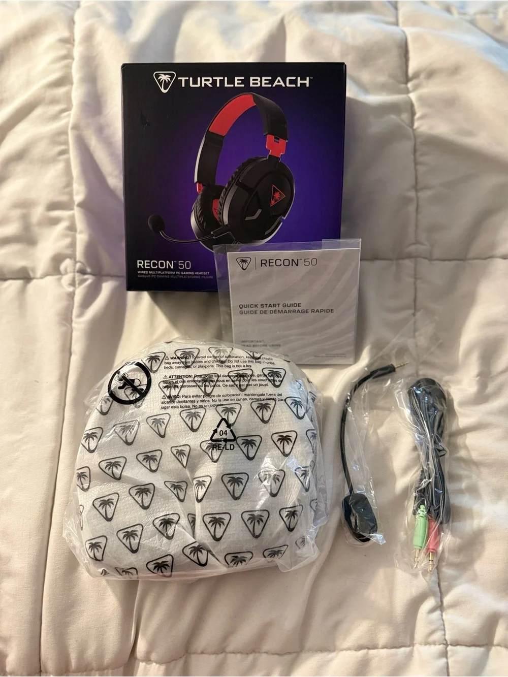 Turtle Beach - Recon 50 Wired Gaming Headset for PC and Mac | Black/Red | OS